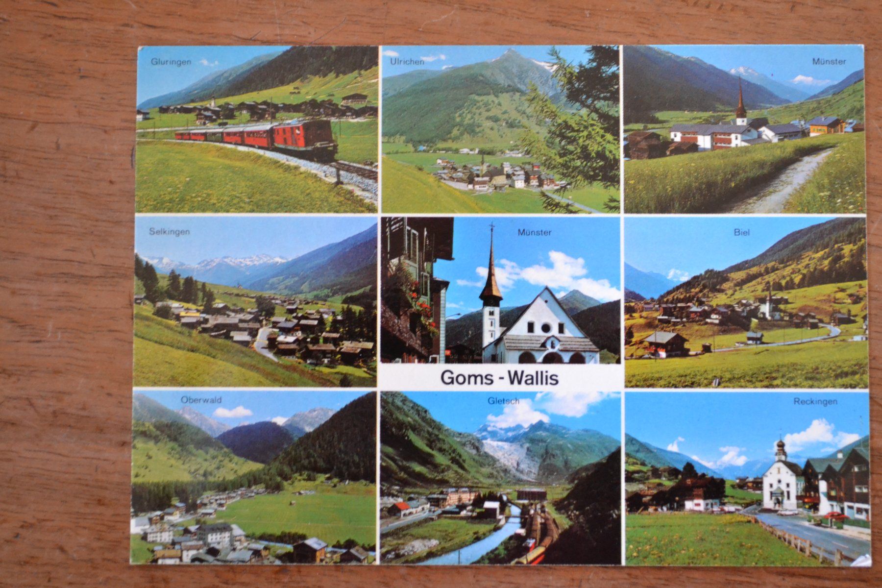 Cartoline postali: AK Goms  Wallis – Usato da Beinwil am See venduto da kajak55