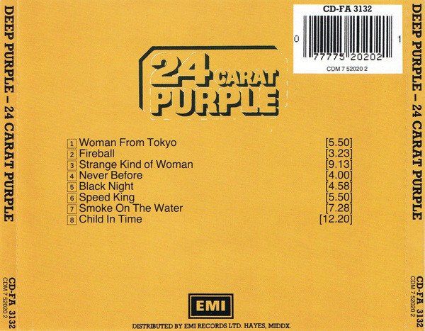 CD: Deep Purple - 24 Carat – Usato da Unterbäch venduto da dadin 1