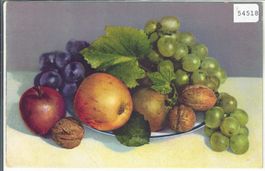 Stilleben - Früchte - im Stil von Catherina Klein - Litho