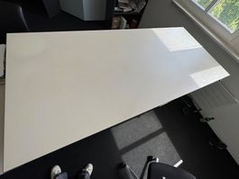 Linak Schreibtisch höhenverstellbar - Weiss
