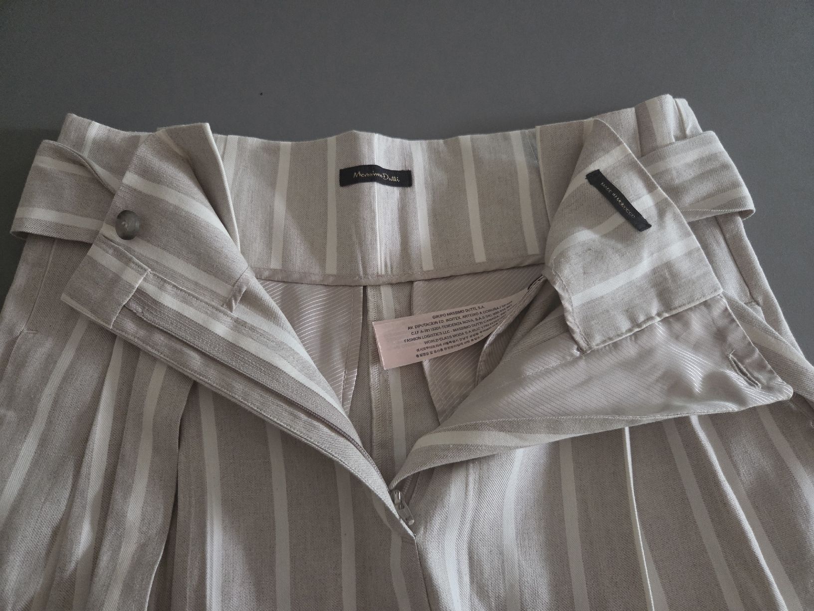 Massimo Dutti Pantalons: Massimo Dutti Culotte Streifen Grösse D38/40 – Neuf (Voir description) à Hünenberg See par Atsemet 1