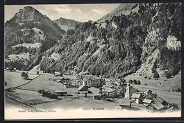 Melchtal, Ortsansicht aus der Vogelschau