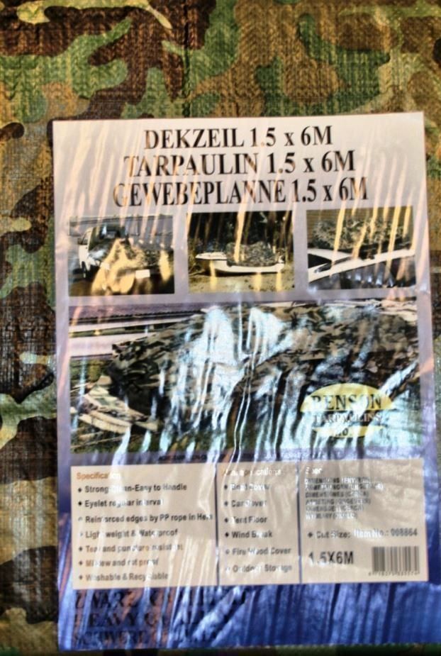 Altro per Esercito: Abdeck-Plane 1.5 Meter x 6 Meter Armee – Nuovo e nell'imballaggio originale da St. Gallen venduto da schnaeppchen-preise 1