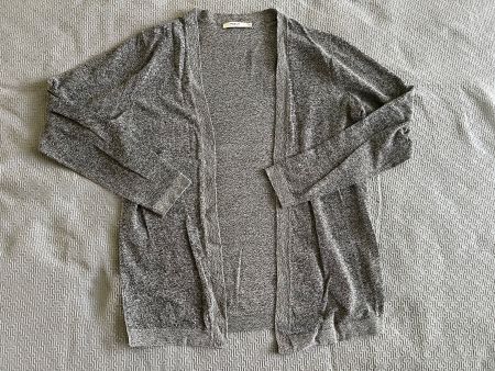 Strickjacke hellgrau Herren Grösse M