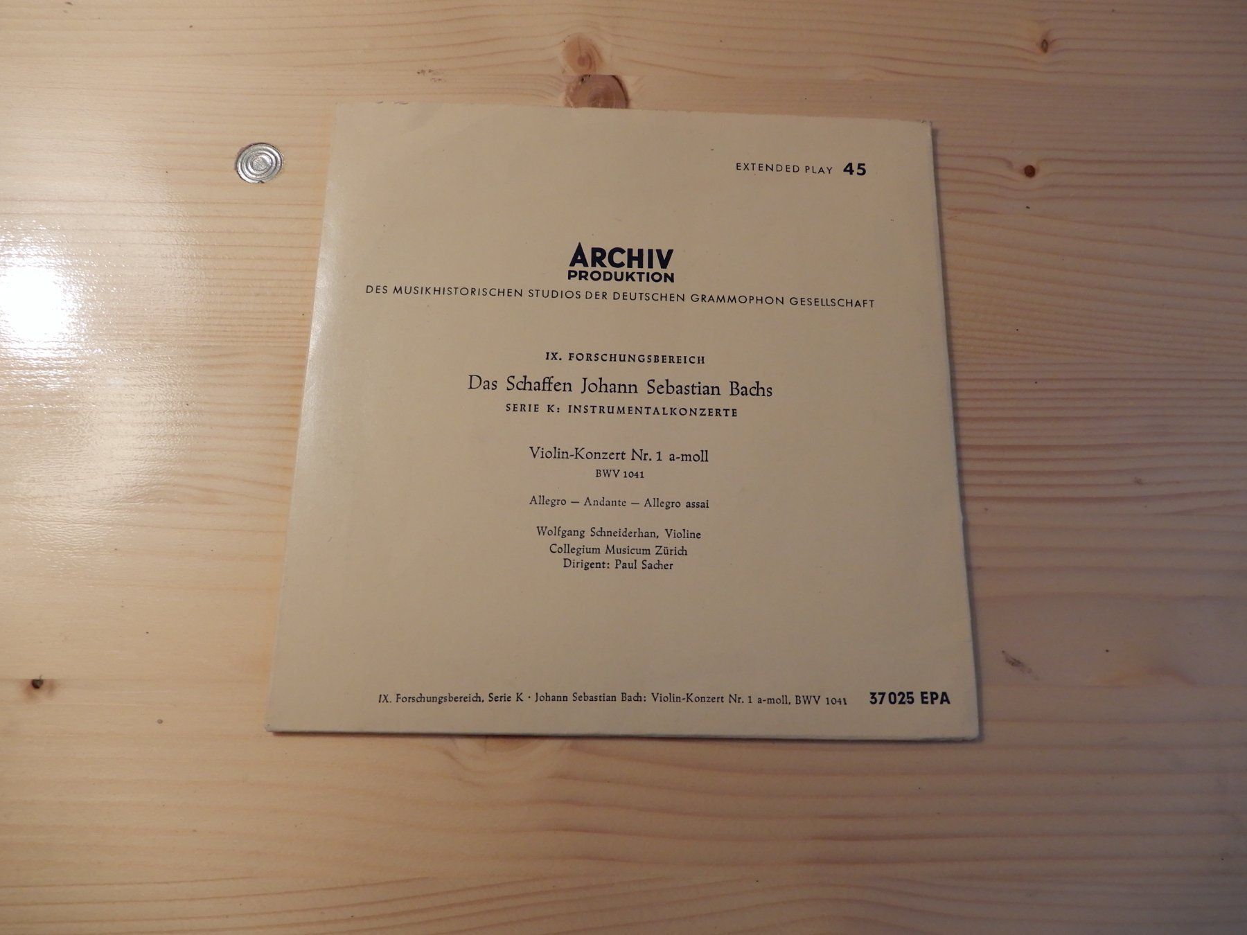 Dischi in vinile: Das Schaffen Johann Sebastian Bachs – Usato da Erstfeld venduto da Mario_boe0