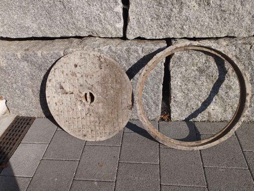 304 Edelstahl Schachtabdeckung 800x800mm - Versenkbarer Schachtdeckel Mit Rahmen