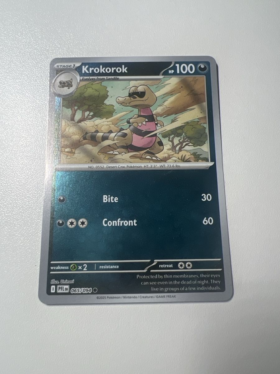Pokémon Carte collezionabili: Pokemon card US - Krokorok – Nuovo (secondo la descrizione) da Oberglatt ZH venduto da SuperArcade