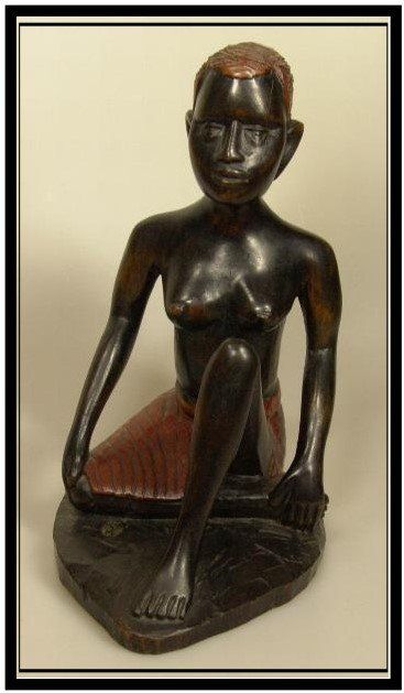 Skulpturen & Statuen: Frauen - Skulptur aus Kenya – Gebraucht aus Langenthal von Sherkaan
