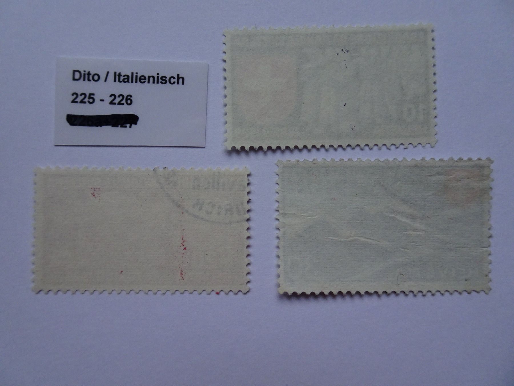 Tous les timbres: 1939  Italienisch – D'occasion à Aadorf par Chnorli-Furz 1