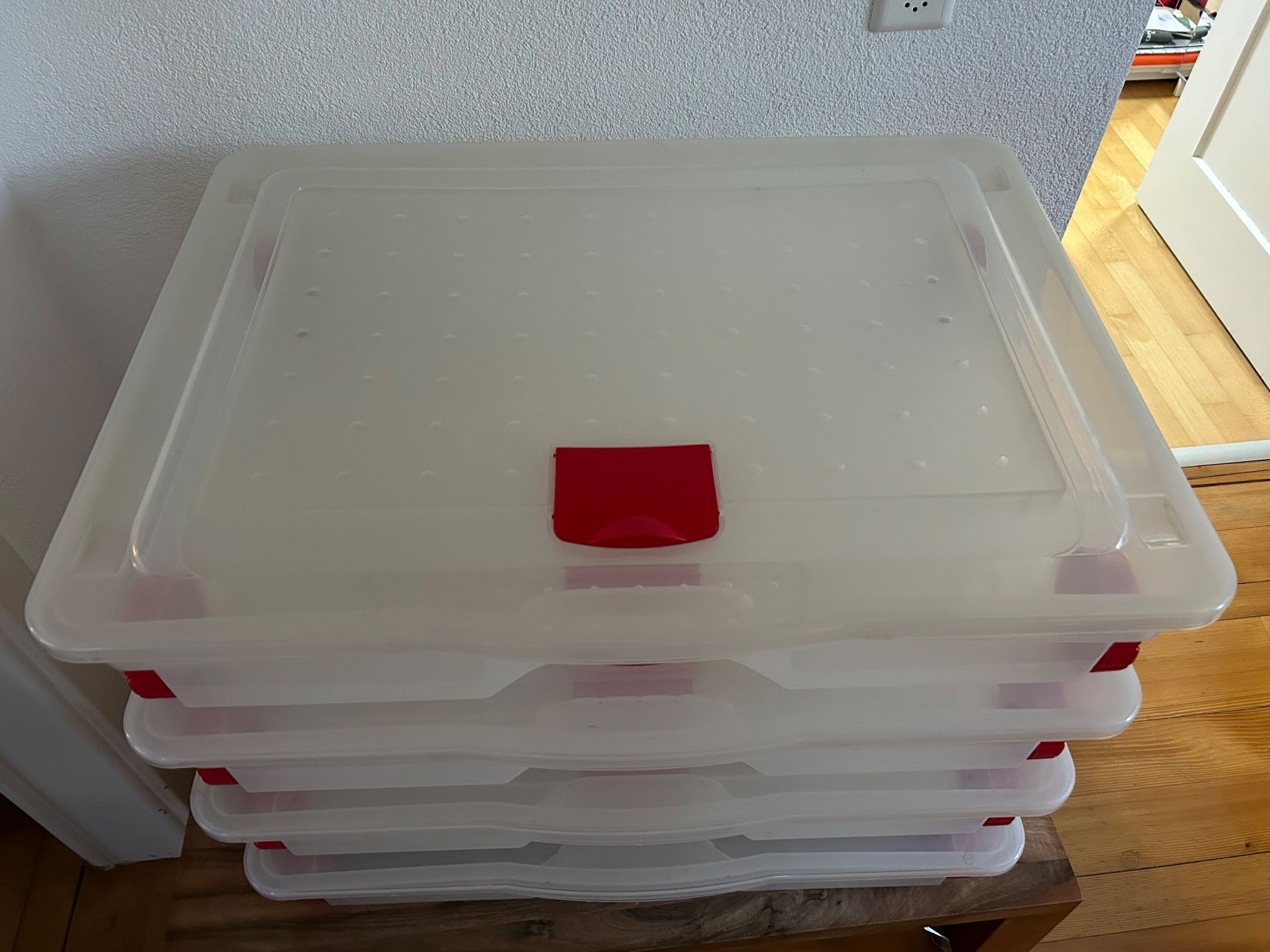 Banconi: 4 Plastik Rollboxen mit Deckel – Usato da Aarau venduto da Tanichtis01 1