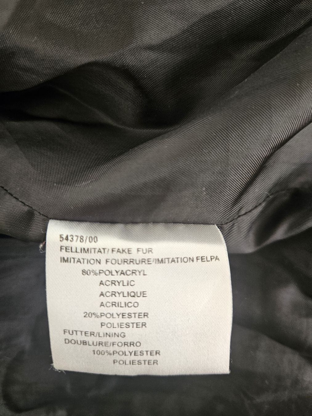 Vestes: Schwarze Kunstpelz-Jacke L – D'occasion à Zug par Moonlover 3