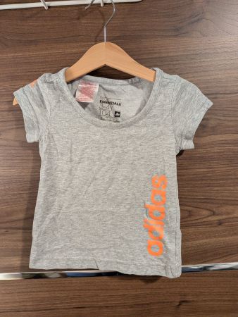 Adidas T-Shirt grau Grösse 104