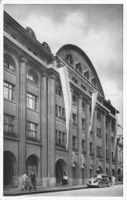Volkshaus Bern, alte Ansichtskarte, Rarität, 1943 Feldpost
