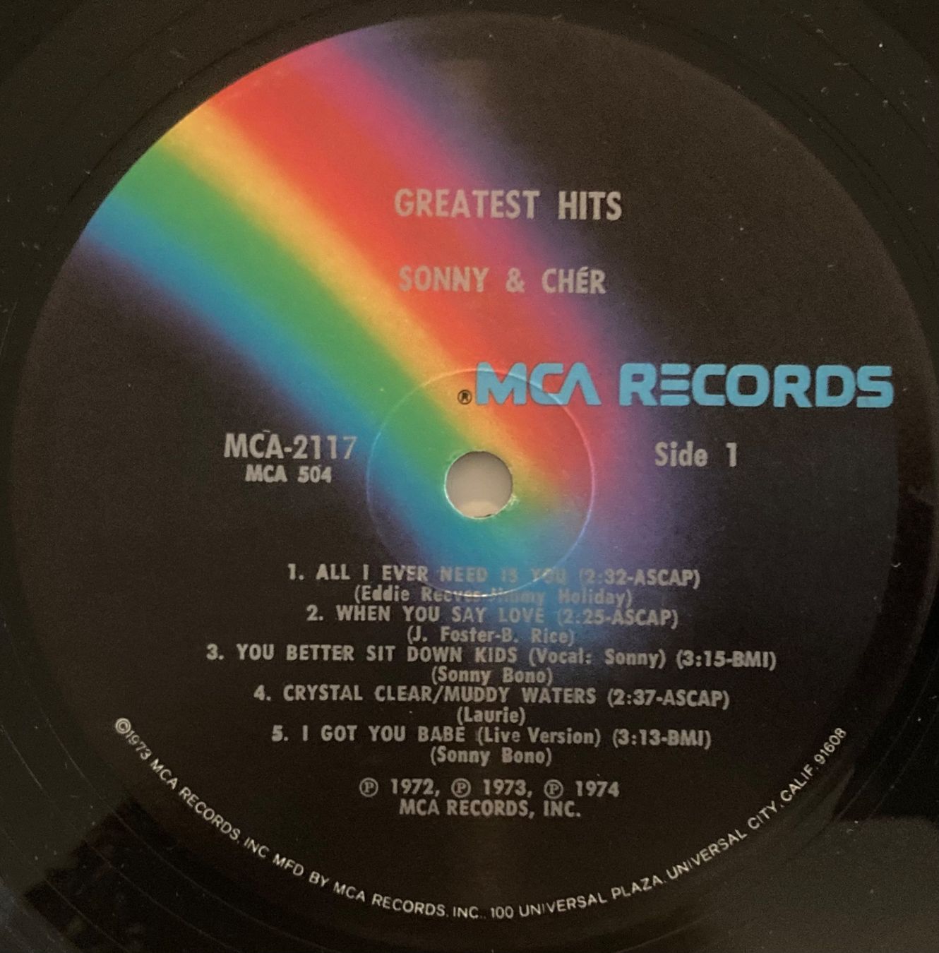 Dischi in vinile: SONNY & CHER - GREATEST HITS – Usato da Poliez-Pittet venduto da Newtown-Records 3