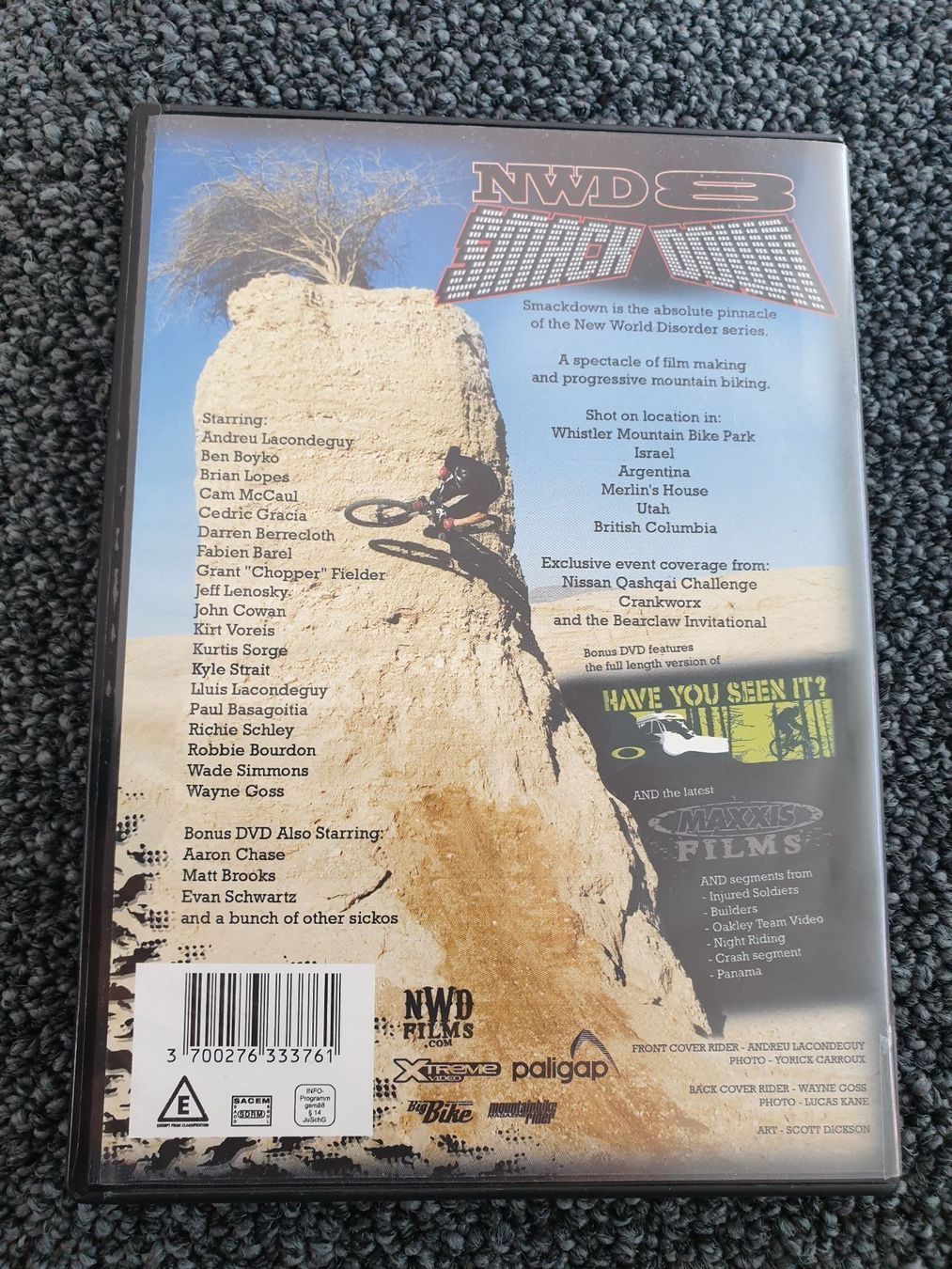 Tutti i DVDs: NEW 8 SMACH DOWN(2302) – Usato da Ruswil venduto da M71 1