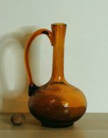 Vase en verre soufflé bullé, La Rochère, France, 1960-70s