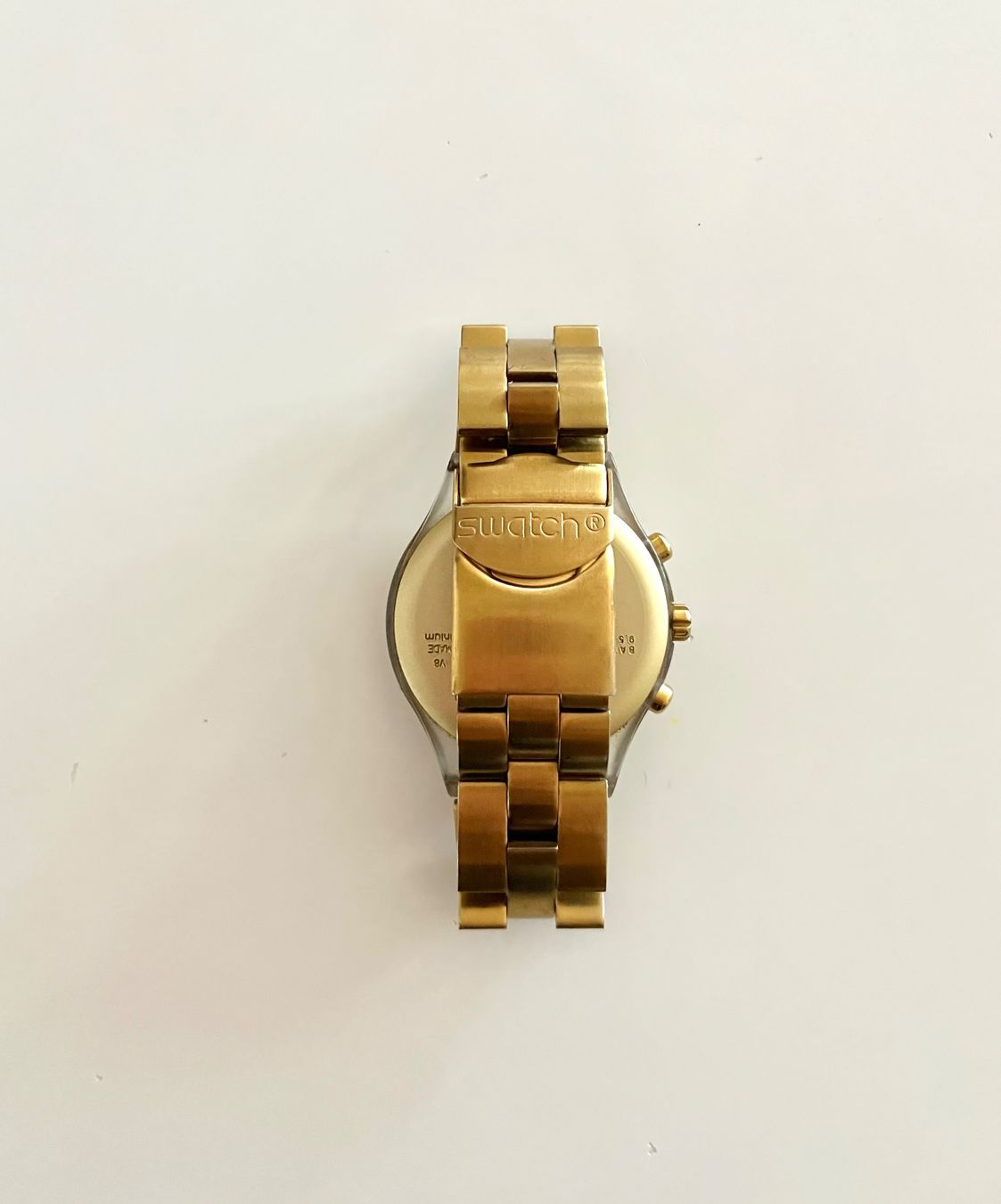 Swatch Orologi: Goldige Swatch Irony diaphane Chronigraph – Usato da Basel venduto da JJ.Elena 3