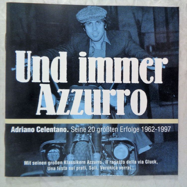 Adriano Celentano - Und immer Azzuro /CD | Kaufen auf Ricardo
