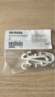 IKEA SKÅDIS Haken 5 Stück weiss