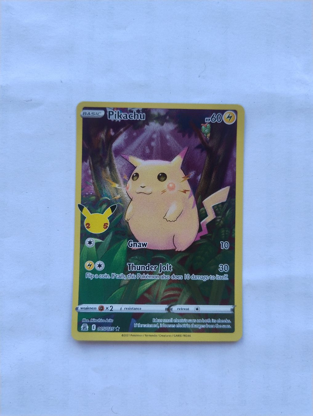 Pokémon Carte collezionabili: Pikachu (005/025) EN  – Nuovo (secondo la descrizione) da Wangen SZ venduto da routheman