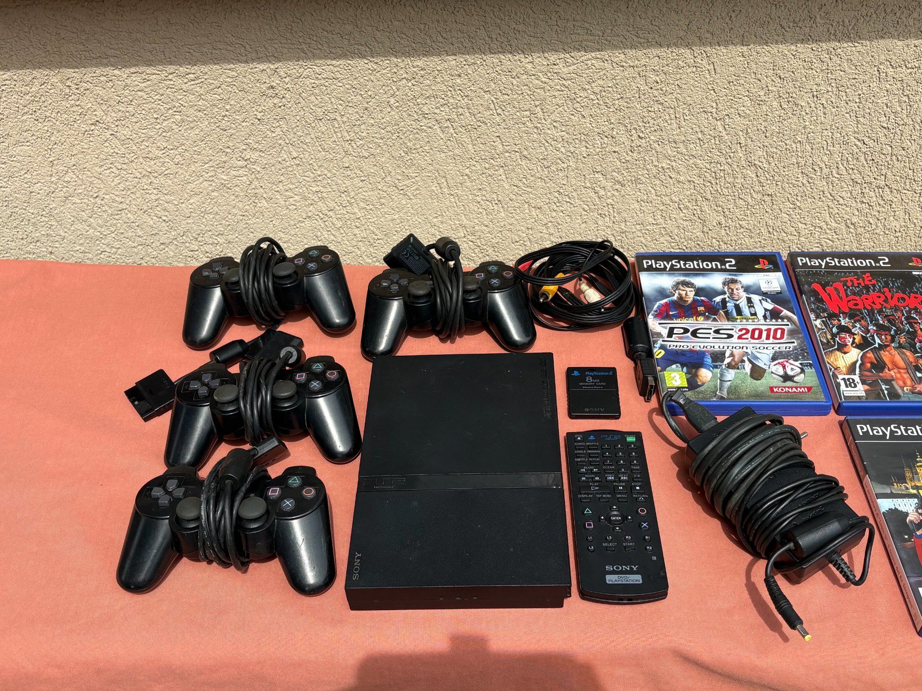 Sony Konsolen: PS2 slim con 4 pad, 1 telecomando, 1 memory card, 7 giochi – Gebraucht aus Meride von AlanS 2