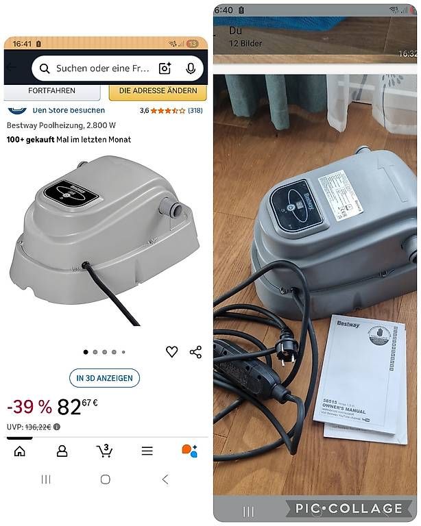Radiatori: Bestway Pool Heizung  – Usato da Kriens venduto da Alilar