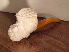 Meerschaum Pfeife ungebraucht Meerschaum Kunststoff