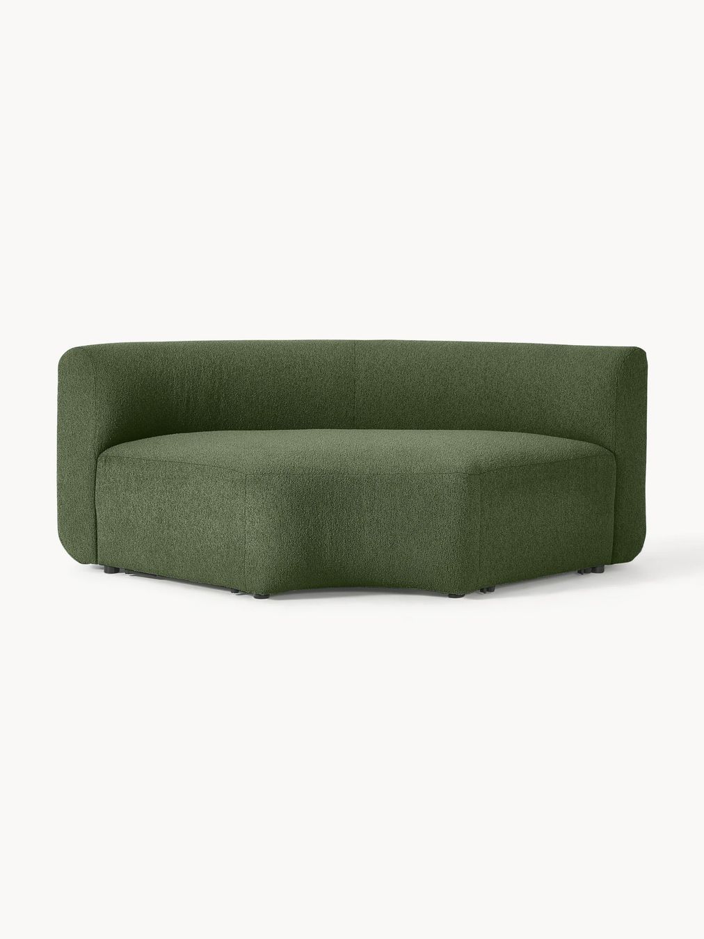Westwing Sofas: Rundes Bouclé-Eckmodul Sofia  CHF 1’799-60% – Neu (gemäss Beschreibung) aus Otelfingen von Yuji_Outlet_A-Ware.