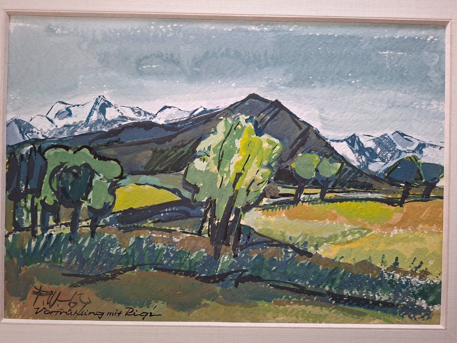 Dipinti: Vorfrühling mit Rigi. – Usato da Goldach venduto da armando_r 1