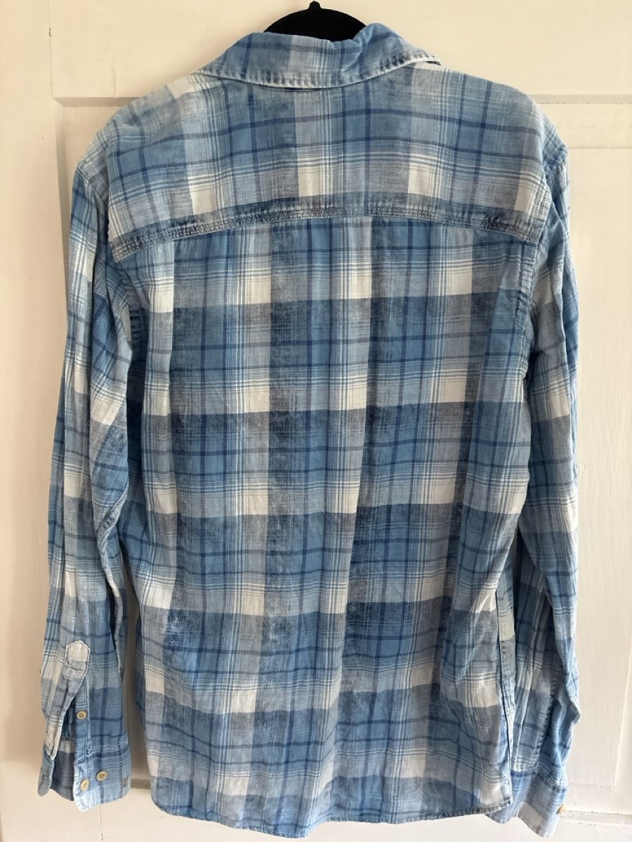 Camicie: Jack & Jones Hemd, Grösse L, hellblau kariert – Usato da Affoltern am Albis venduto da Cmara 3