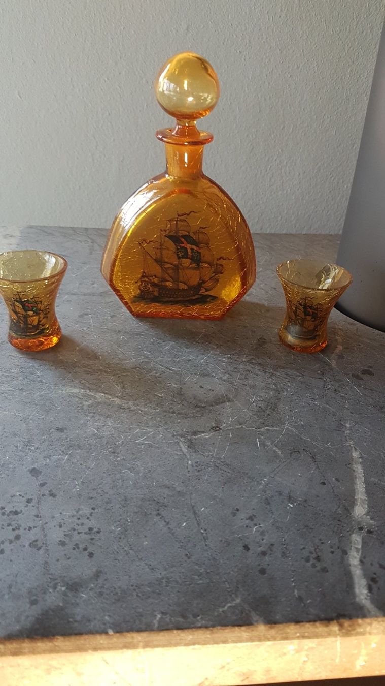 Caraffe: Karaffe mit Segelschiff – Usato da Röschenz venduto da Zorro046