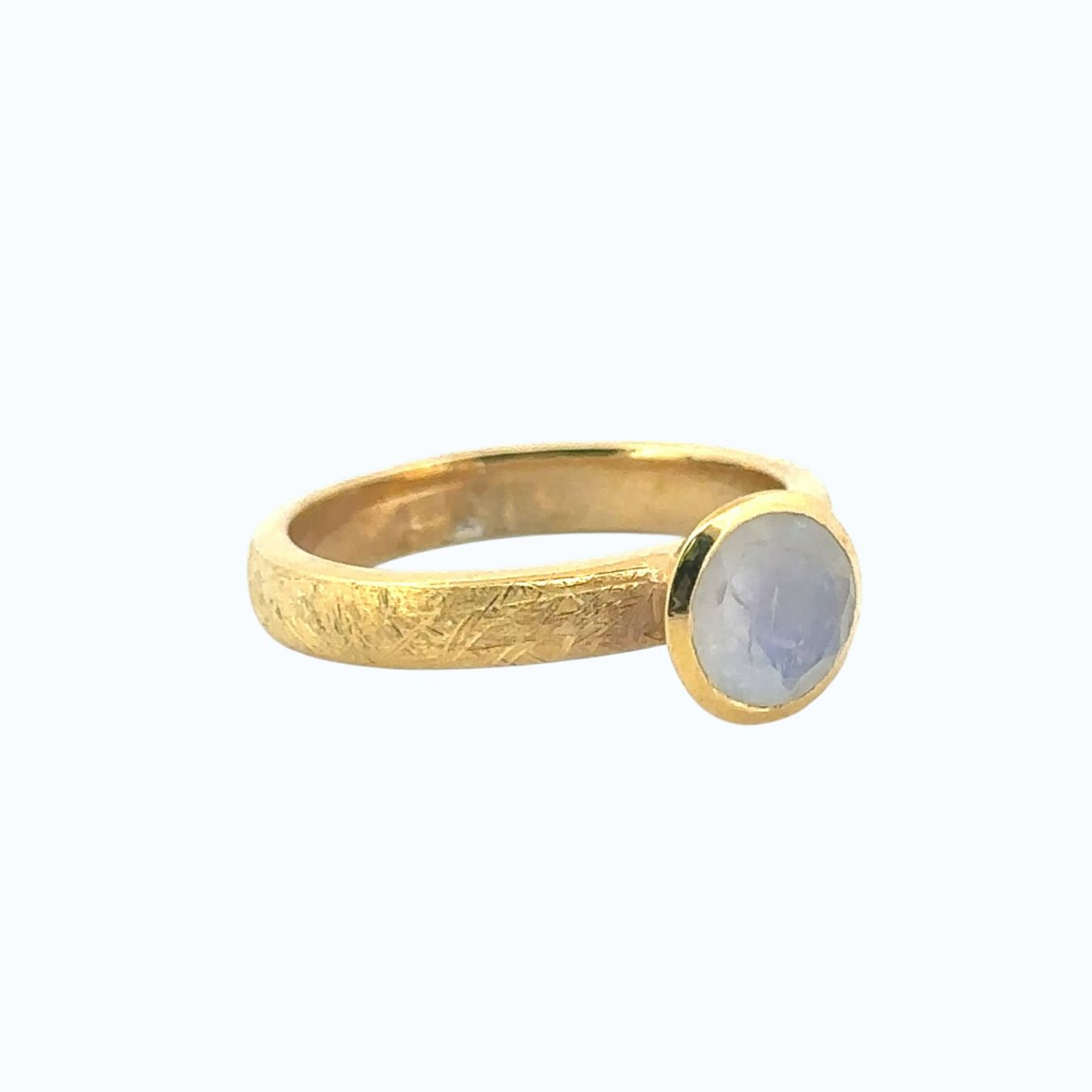 Olga Ribler Anelli: Feiner Ring 925 Sterling Silber mit Mondstein Grösse 58 – Nuovo (secondo la descrizione) da Luzern venduto da Schmuckoutlet 4