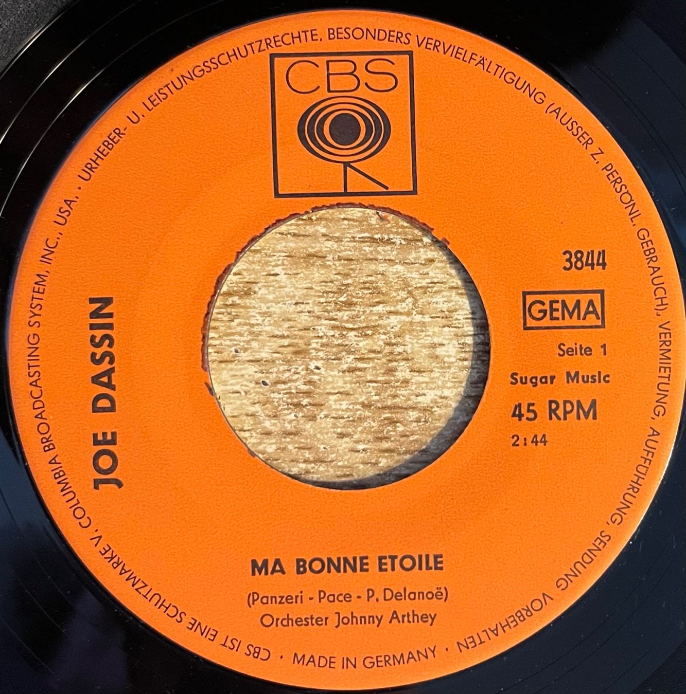 Dischi in vinile: JOE DASSIN - MA BONNE ETOILE – Usato da Bussigny venduto da vinyl-pas-cher 2
