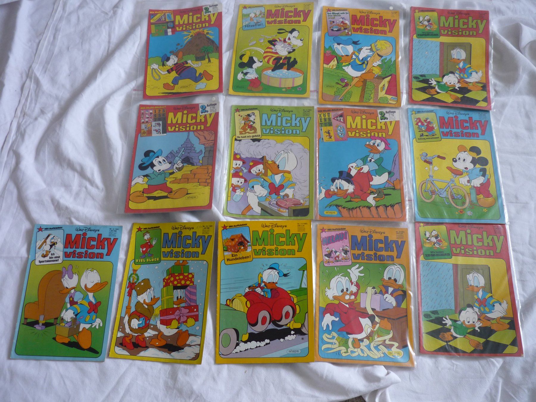 Fumetti: 13x Micky Vision 1981 1982 1983 - Comics Walt Disney – Usato da Beringen venduto da Flatretriever