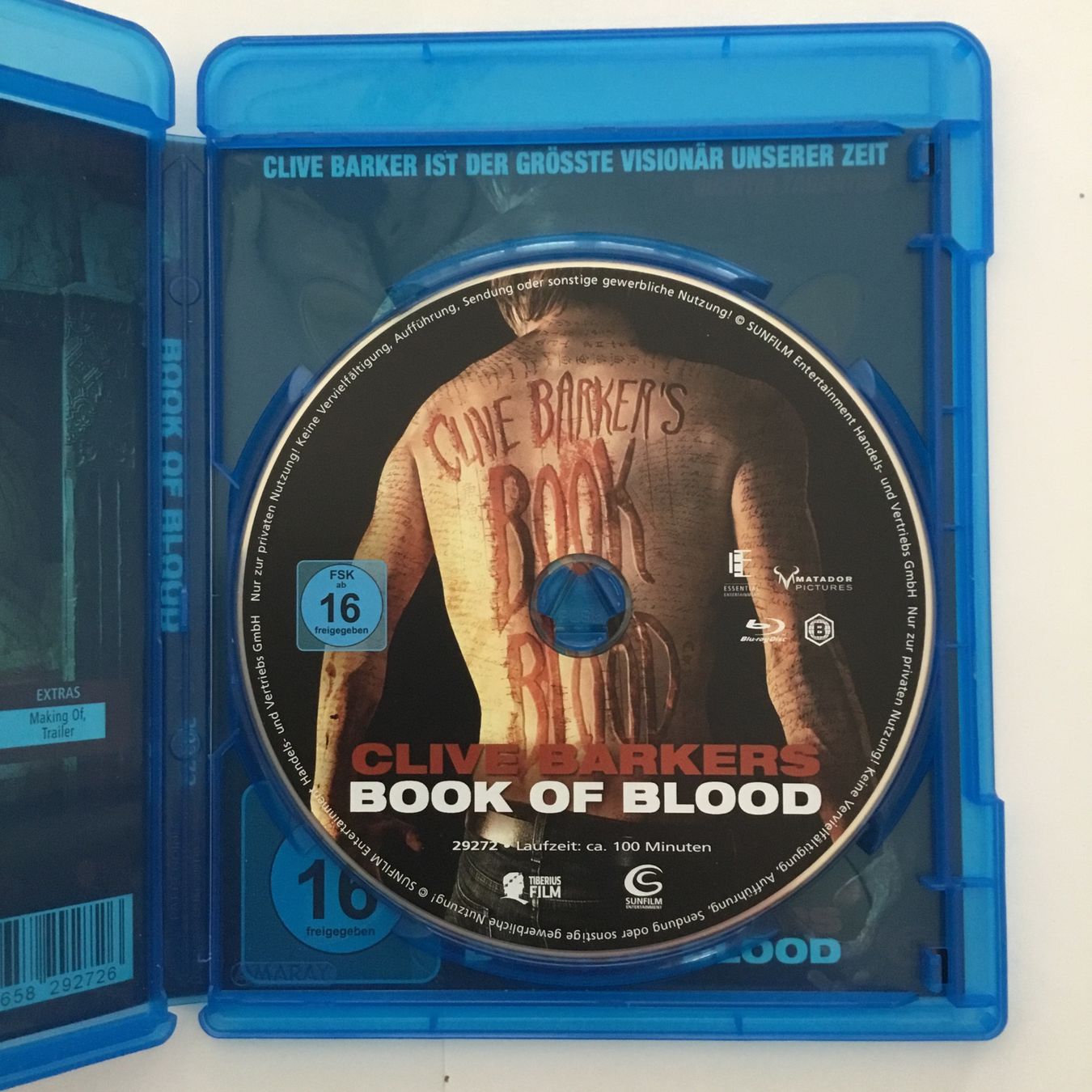 Tutti i DVDs: Book of Blood Blu Ray – Nuovo (secondo la descrizione) da Blauen venduto da sternchen66 2