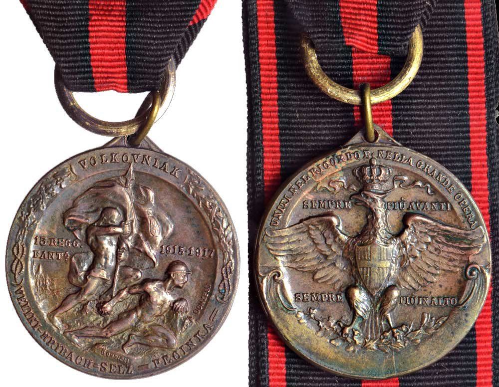 Medaglie: Medaille 1917, Brigata Pinerolo – Usato da Chiasso venduto da Novamarketing
