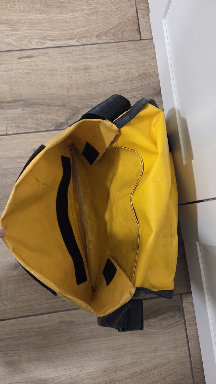 Freitag Borse: Umhängetasche Freitag gelb blau – Usato da Schönenbuch venduto da garampolos 2
