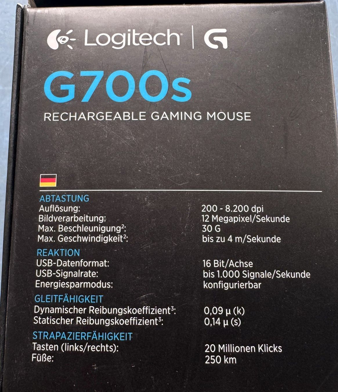 Logitech Souris: Logitech G700s Rechargeable Gaming Mouse – D'occasion à Rütschelen par Freeku 1