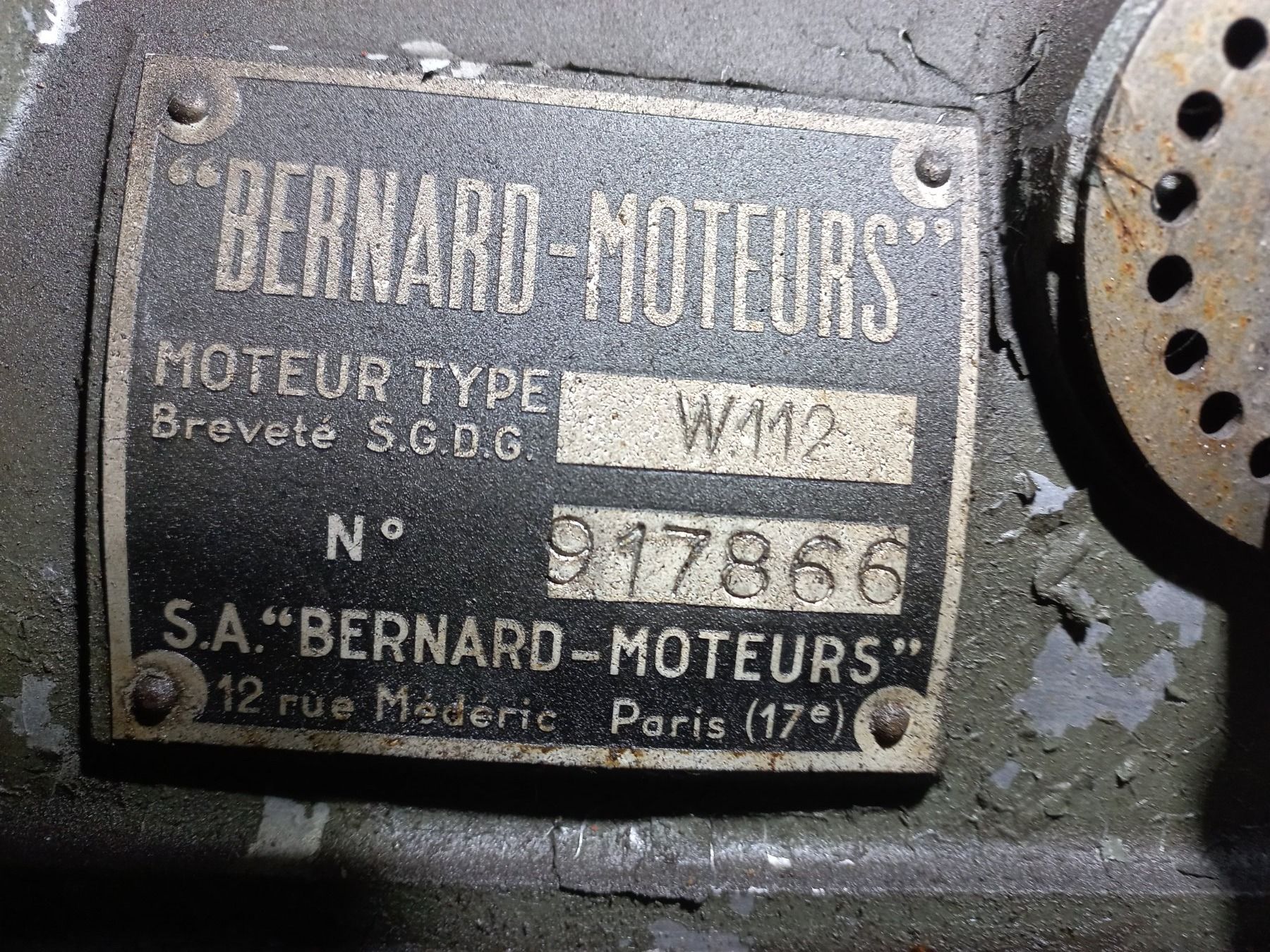 Motoren: sehr schöner original Oldtimer Stationärmotor Bernard W 112 – Gebraucht aus Dulliken von Classiclerch4657 5