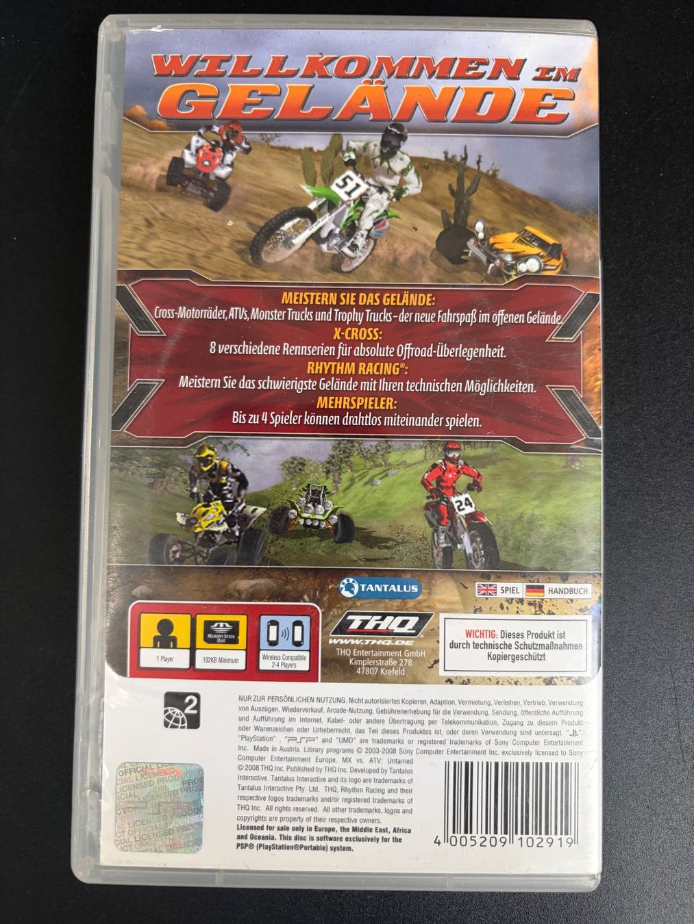 Sony Spiele: MX vs ATV Untamed - PSP Spiel - Top – Gebraucht aus Seuzach von Dane.l.1 2