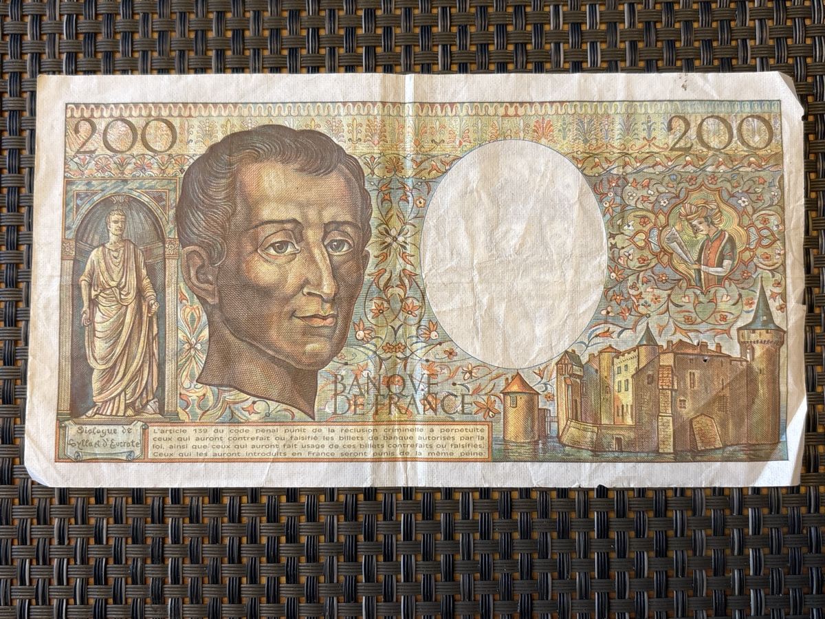 Banknoten: Billet France 🇫🇷 1985 – Gebraucht aus Bussigny von Numk 1