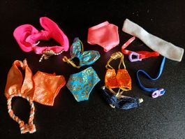 Barbie Vintage kleines Konvolut Bikinis & Accessoires 90er J