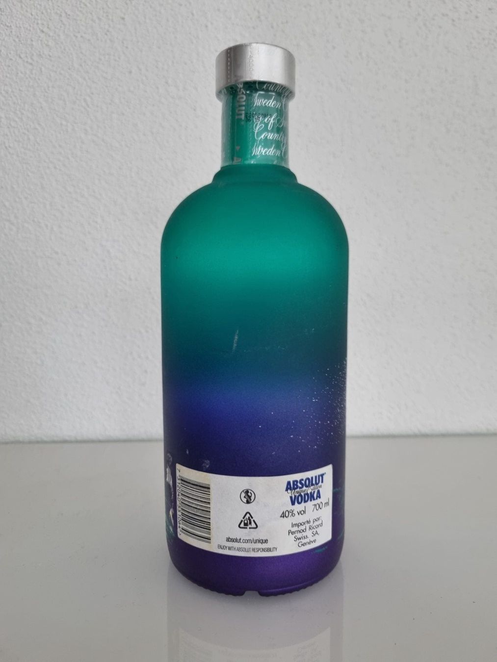 Absolut Vodka Bevande alcoliche: Absolut Vodka Unique Edition, Limited Edition – Nuovo e nell'imballaggio originale da St. Erhard venduto da Saskia0 1