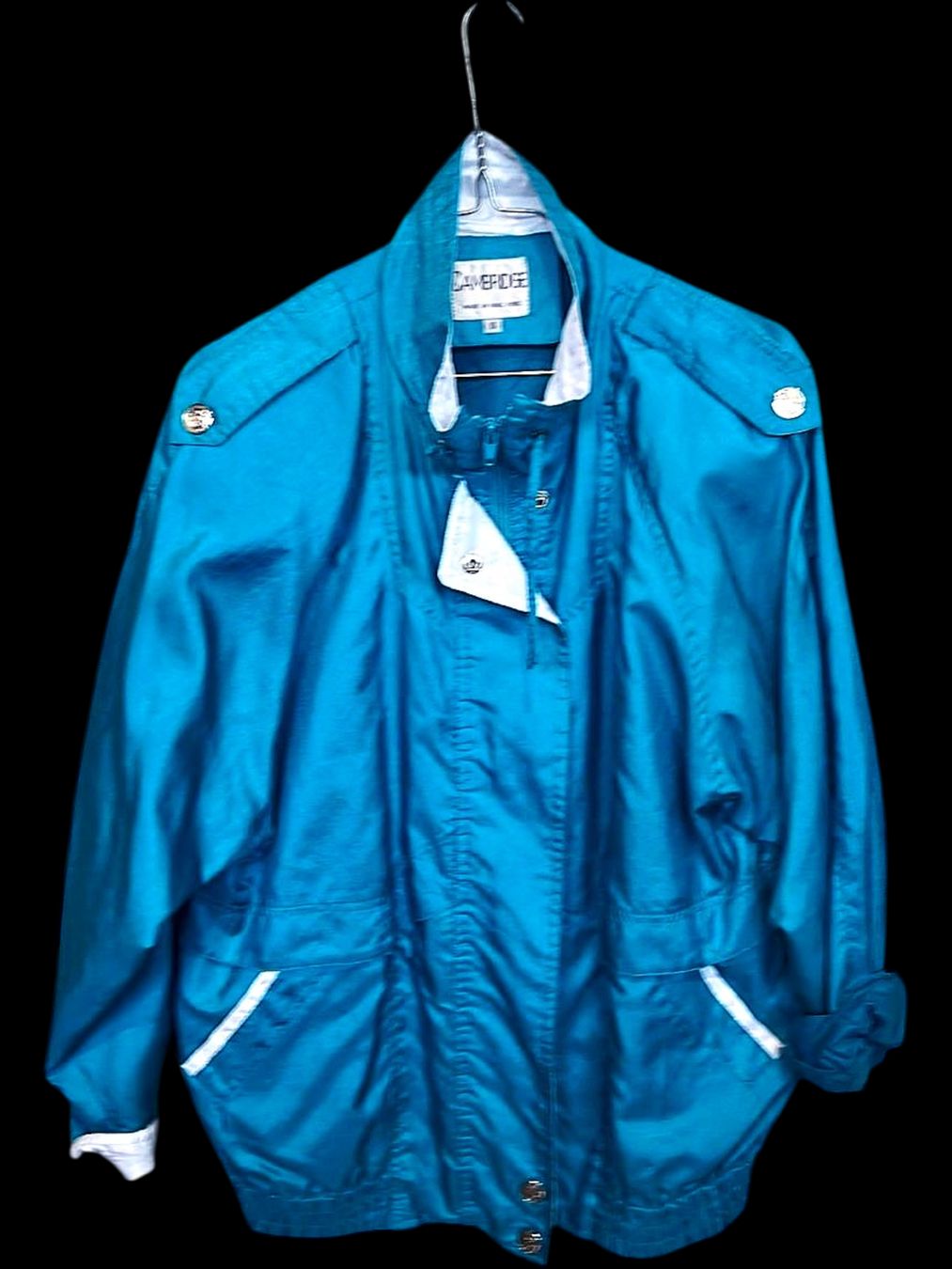 Jacken: Vintage Cambridge Türkise Windjacke - Größe B – Gebraucht aus Zug von vinokilo 1