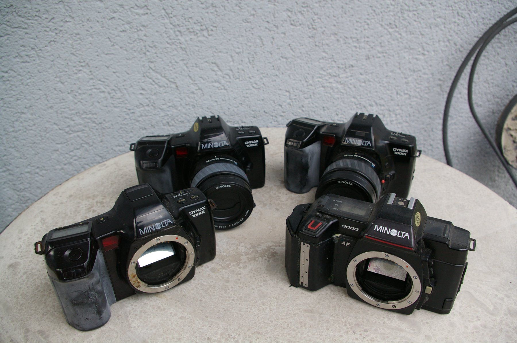 Minolta Appareil photo: 4 Minolta Dynax Cameras defekt – Défectueux à Niederurnen par mowgli_1963