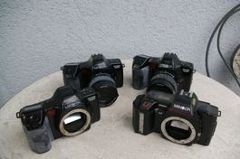 4 Minolta Dynax Cameras defekt