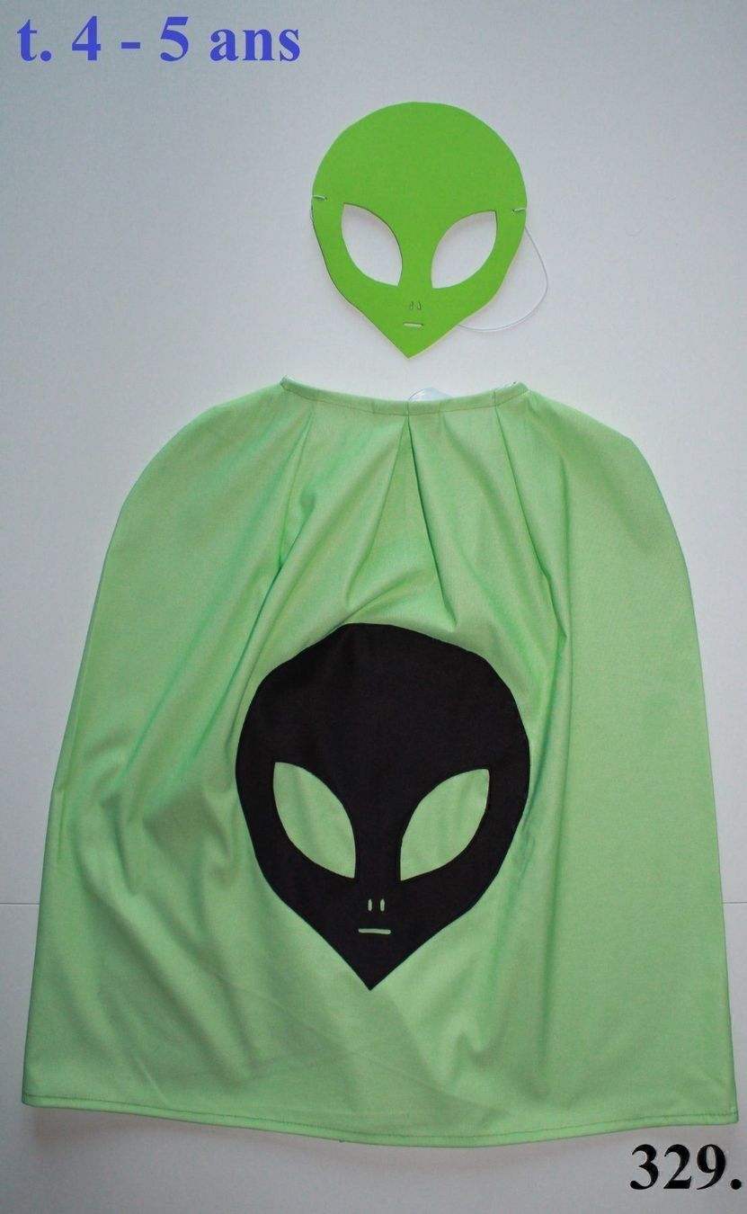 Costumi: Cape Extra-terrestre / Ausländer t. 4 - 5 ans           NEU! – Nuovo e nell'imballaggio originale da Peseux venduto da Gilloss