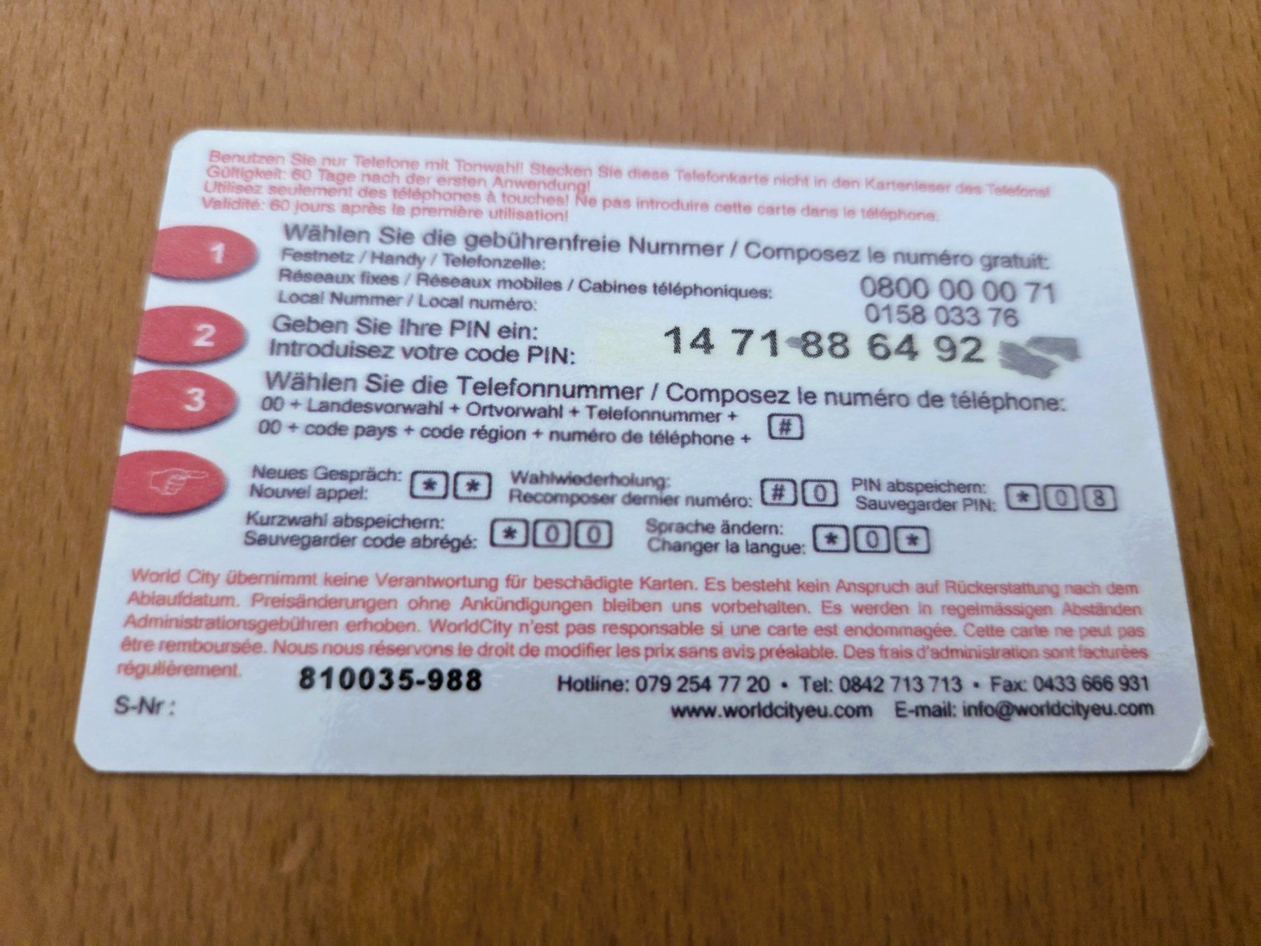Schede telefoniche: PREPAID - SCHWEIZ – Usato da Brüttisellen venduto da Nighttrain 1