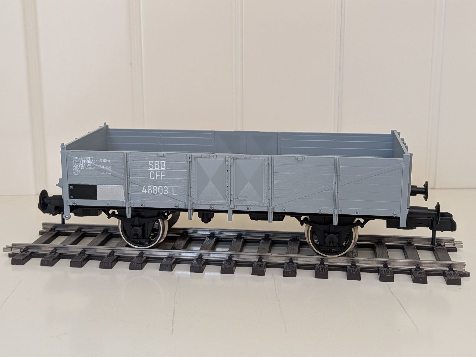 Märklin Modellini di ferrovie: SBB Hochbordwagen L 48803  EINZELSTÜCK – Nuovo (secondo la descrizione) da Grenchen venduto da garage-city 2