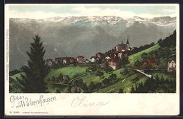 Walzenhausen, Ortsansicht aus der Ferne
